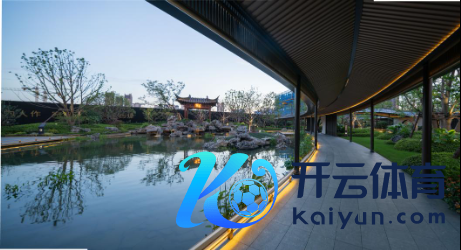 （东望府园林实景图）