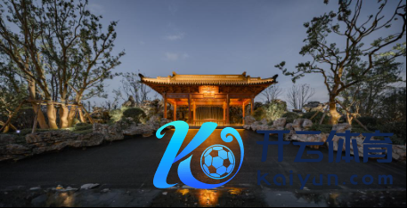 （东望府园林实景图）